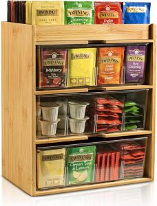 Tea Bag Organizer bamboo