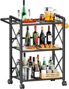 Foldable Outdoor Grill Cart