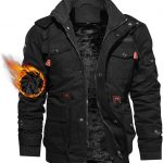 TACVASEN Men's Winter Jacket Cotton Fleece Lined