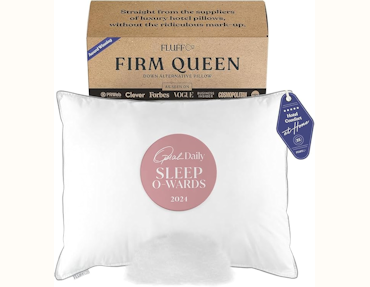 FluffCo Zen Pillow Down Alternative Standard Queen Size Pillows Luxury Hotel