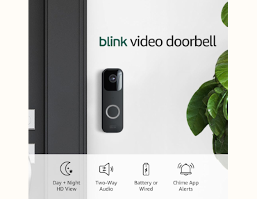 Blink Video Doorbell with smart security cameras