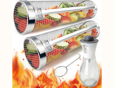 Stainless Steel BBQ Grill Basket for Veggies