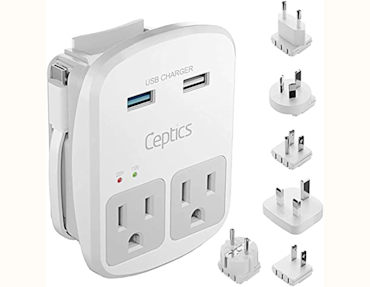 CEPTICS World Travel Adapter Kit